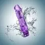 Eden 9" Soft Large Thick Realistic Vibrating Dildo, Multi Speed Powerful Vibrator, Sex Toy for Women, Purple