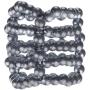 CalExotics Ultimate Stroker Beads with 5-Row of Stretchy Support Rings - Silver