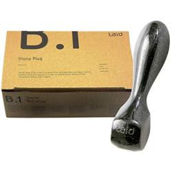 Laid B.1 Stone Plug, Absolute Black Granite