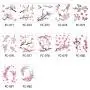 12 Sheets Cherry Blossoms Temporary Tattoo Sticker for Women Body Art in Spring Summer 12 Sheets Cherry Blossoms Temporary Tattoo Sticker for Women Body Art in Spring Summer