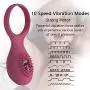 Cock Ring Vibrator Silicone Penis Ring Premium Stretchy Longer Harder Stronger Erection Sex Toy with 10 Vibration Modes Adult Toy for Male Couples Cock Ring Vibrator Silicone Penis Ring Premium Stretchy Longer Harder Stronger Erection Sex Toy with 10 Vibration Modes Adult Toy for Male Couples