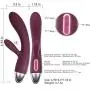 SVAKOM Lorna Touch-activated Sex Toys double heads vibrators G-Spot massagers intelligent 8 vibration (Lorna-Violet) SVAKOM Lorna Touch-activated Sex Toys double heads vibrators G-Spot massagers intelligent 8 vibration (Lorna-Violet)