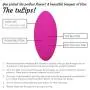 Tulips - Complete Clitoris Vibrator - Sex Toy with 10 Settings for Women and Couples, Waterproof, Rechargeable, Quiet, by Sweet Vibrations (Pink) Tulips - Complete Clitoris Vibrator - Sex Toy with 10 Settings for Women and Couples, Waterproof, Rechargeable, Quiet, by Sweet Vibrations (Pink)
