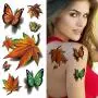 3D Colorful Butterfly Temporary Tattoos for Women - Rose Feather Animals Written Words Flowers Sexy Body Chest Back Shoulder Stickers Waterproofing (style 2) 3D Colorful Butterfly Temporary Tattoos for Women - Rose Feather Animals Written Words Flowers Sexy Body Chest Back Shoulder Stickers Waterproofing (style 2)
