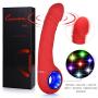 Personal Massager Stick,Rechargeable Wand for Relaxation,7 Modes,Red