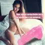 WYSXQ 8.66 Inch Dî`Ld.ɔS Strong Suction Cup Massager Pink Tiantianxuexi WYSXQ 8.66 Inch Dî`Ld.ɔS Strong Suction Cup Massager Pink Tiantianxuexi