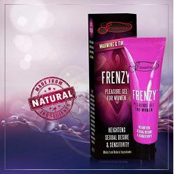 Frenzy Pleasure Gel - Natural Female Stimulating Gel. Increases Sexual Desire; Renews Sexual Passion; Natural Aphrodisiacs; Intensifies Orgasms; Natural Formula. (7ml) (Pleasure)