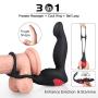 PHANXY® 3 In 1 Remote Controlled Vibrating Prostate Massager/Vibrator with Cock Ring and Ball Loop 9 Speeds G Spot Vibrator Waterproof Anal Sex Toy for Men Women and Couples