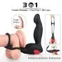 PHANXY® 3 In 1 Remote Controlled Vibrating Prostate Massager/Vibrator with Cock Ring and Ball Loop 9 Speeds G Spot Vibrator Waterproof Anal Sex Toy for Men Women and Couples PHANXY® 3 In 1 Remote Controlled Vibrating Prostate Massager/Vibrator with Cock Ring and Ball Loop 9 Speeds G Spot Vibrator Waterproof Anal Sex Toy for Men Women and Couples
