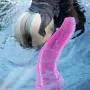 Sexbaby Realistic Animal Dildo Oversized Elephant Penis Female Masturbator Vaginal Massage for Women (Purple)