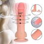 8 Inch High Quality Electronic Vibrating Lifelike Handsfree Wireless Waterproof Massage Women Adult Toys