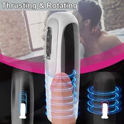 Male Masturbators UTIMI Rotating Automatic Masturbation Cup Pocket Pussy 3D Realistic Vagina Sex Toys for Men, Moaning Voice Built-in