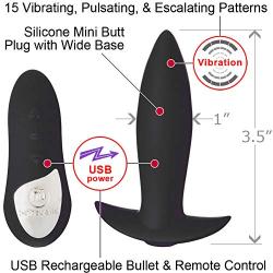 Nu Sensuelle Remote Control Mini Plug, Black