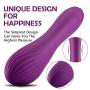 Classic Vibrator for Beginners, Fondlove Mini Vibrators with 10 Powerful Modes Waterproof G-spot Vibrator Clitoris Stimulator Rechargeable Dildos Bendable Adult Sex Toys for Women and Couple