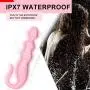 Beads Vibrator for Female, Fovel 3 in 1 Vibrating Sex Toy for Anal & G-spot & Clitoris with 10 Vibration Modes, Butt Plug for Beginners & Advanced Flexible Silicone Rechargeable Waterproof Beads Vibrator for Female, Fovel 3 in 1 Vibrating Sex Toy for Anal & G-spot & Clitoris with 10 Vibration Modes, Butt Plug for Beginners & Advanced Flexible Silicone Rechargeable Waterproof
