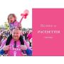 60 pcs Pink Ribbon Breast Cancer Awareness Glitter Tattoo Sticker Foundation/Event/Walk/Run