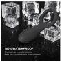 Waterproof Sleeve Lock Ring USB Rechargeable Male Pěenǐs Stimulate Training Rings Delay Time for Men