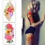 Yazhiji 49 Sheets Temporary Tattoos for Women and Men 3D Extra Large Waterproof Sexy Flowers Fake Tattoo Kits Yazhiji 49 Sheets Temporary Tattoos for Women and Men 3D Extra Large Waterproof Sexy Flowers Fake Tattoo Kits