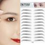 DKAF 2 Pcs 3D Hair-Like Authentic Eyebrows, Waterproof Imitation Ecological Natural Tattoo Eyebrow Stickers, Grooming Shaping Brow Shaper Makeup Eyebrow Transfer-E12
