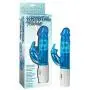 Siam Circus Krystal Wabbit Crystal Clear Rotating Pleasure Vibrator Clitoral Stimulator Blue
