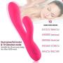 One-Touch Mini Personal Massager USB Charging Waterproof Dual Motor for Bedroom,Bathroom, Pool, Beach, Party