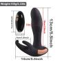 Upgraded Heating Wireless Remote Male Prostate Massager Anal Sex Toys Rechargeable G Spot Vibrator with 7 Vibration Modes and 2 Motors for P-Spot Testicles Perineum Stimulation for Men Women or Couple