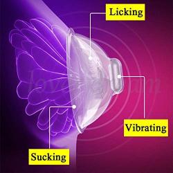 MYDOO TSHIRT Vibrator Motor Electric Sucking Vibrating Strong Suction Breast Vibrator Nipple Stimulator Sucker Cups Adult Sex-Toys for Woman,with Retail Box, Swim Cap Head Vibrators