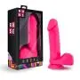 Blush Ruse - Big Poppa - 8&quot Realistic Veiny Long Dildo - Bright Cock and Balls Dong - Suction Cup Harness Compatible - Sex Toy for Women - Sex Toy for Adults (Hot Pink)