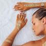 Metallic Temporary Tattoos - Over 100 Gold Silver Henna Sexy Body Tattoos for Women Teens Girls Glitter Shimmer Mandala Mehndi Designs Jewelry Tattoo Stickers (8 sheets Turquoise & Gold)