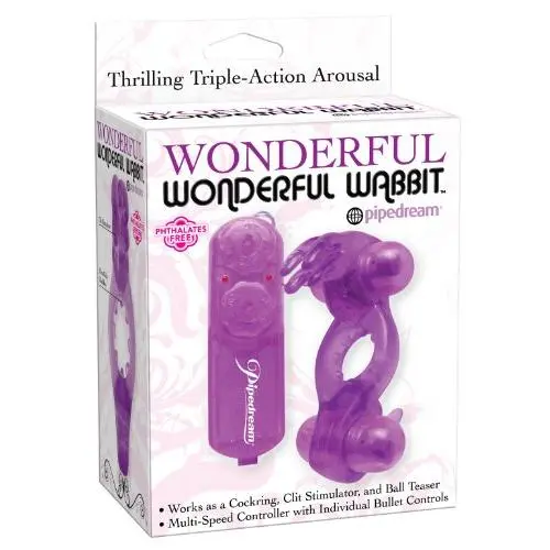 Pipedream Deluxe Wonderful Wabbit, Puprle Pipedream Deluxe Wonderful Wabbit, Puprle
