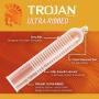 Trojan Stimulations Ultra Ribbed Spermicidal Condoms, 12ct