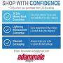 TOPCO SALES Adam Male Toys Water-based Glide Silk Friendly Lubricant for All Sex Toys, 34 Fl. Oz (Pack of 1)