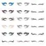 Temporary Eye Tattoo, ETEREAUTY 18 Pairs Eye Tattoo Stickers with Waterproof Eyeshadow and Eyeliner Designs Temporary Eye Tattoo, ETEREAUTY 18 Pairs Eye Tattoo Stickers with Waterproof Eyeshadow and Eyeliner Designs