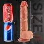 9" Realistic Dildo for G-spot Stimulation, Fondlove Dual Density Silicone Flexible Fake Penis with Lifelike Veins, Large Thick Cock Anal Strap on Dildo with Suction Cup for Woman, Lesbian, Couple 9" Realistic Dildo for G-spot Stimulation, Fondlove Dual Density Silicone Flexible Fake Penis with Lifelike Veins, Large Thick Cock Anal Strap on Dildo with Suction Cup for Woman, Lesbian, Couple