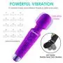 ARJOSPO Personal Wand Massager for Foot Back Neck - Upgraded with 20 Patterns - Cordless,Mini,Therapeutic Powerful and Hand held Waterproof, Whisper Quiet,Rechargeable for Stress Relief ARJOSPO Personal Wand Massager for Foot Back Neck - Upgraded with 20 Patterns - Cordless,Mini,Therapeutic Powerful and Hand held Waterproof, Whisper Quiet,Rechargeable for Stress Relief