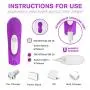 G Spot Vibrator with Clitoris Stimulator Wireless Remote Paar-Vibrator for Couple Sex Fun, Treediride 2.0 Upgrade 9 Vibration Modes Clitoris Orgasm Tool Dual Motor Vaginal Anal Sex Toy (Purple)