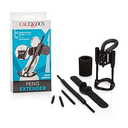 CalExotics Penis Extender – Male Length Enlargement Kit – Enhancement Sex Toys for Men - Black