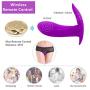 Wearable G-spot Vibrator Heating Cordless Remote Control Butterfly Vibrator with 10 Vibration Modes Waterproof Rechargeable Adult Sex Toy Vagina Clitoris Stimulator for Women & Couples