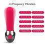 Bullet Vibrator Vagina Stimulator Vibration Massager-10 Modes Mini Silicone Clitoris Massager, Treediride Lipstick Vibrator USB Rechargeable Waterproof G-spot Dildo Vibrator Adult Sex Toys for Women
