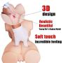 3D Life-Size Male Masturbator Love Doll C Cup Realistic Adult Sex Toy Stroker for Men Masturbation Women Full Size Real Torso Pussy Ass with Lifelike Vagina Anal Butt Massage Pussycat Dolls for Man