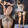 Yazhiji 8 sheets Extra Large Henna Mandala Temporary Tattoo Collection for Women and Girls Sexy Tattoo Stickers. Yazhiji 8 sheets Extra Large Henna Mandala Temporary Tattoo Collection for Women and Girls Sexy Tattoo Stickers.