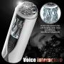 USB Rechargeable Black Αutomatical Strong Sucking Powerful Rotating&Thrusting White Šucktion Cup Electric Male-Šucker with 7 Speeds&Frequency Vibration Mens Suits