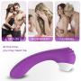 Cordless, Therapeutic, Wireless Remote Personal Wand Massager - Powerful Hand held Magic, Rechargeable Mini Stress Relief Silicone - Foot Back Neck - Upgraded Memory 5 Speeds 20 Patterns