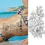 VANTATY 10 Sheets Beautiful Indian Black Henna Temporary Tattoos For Women Mandala Flower DreamCatcher Tattoo Stickers For Girls Body Art Arm Drawings Lace Fake Jewels Tatoo Pendants. VANTATY 10 Sheets Beautiful Indian Black Henna Temporary Tattoos For Women Mandala Flower DreamCatcher Tattoo Stickers For Girls Body Art Arm Drawings Lace Fake Jewels Tatoo Pendants.