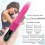 Realistic Dildo Vibrator, Retractable G-spot stimulating Massage Stick, USB Charging Wireless Remote Control Vibrator, Waterproof, Orgasm Toys Suitable for Women or Couples