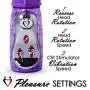 LeLuv Rabbit Vibrator Automatic Thrusting Purple Bundle with Cock Ring