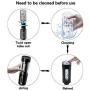 lakeisha001 Automatic Electric Ṁale Ṁästûr&batôr Vibrating Piston Telescopic Rotate Male Hands Free Cup Male Sucking Toy Delay Device Sexy Underwear for Men T-Shirt
