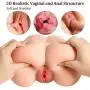Male Masturbators with Lifelike Vagina Pussy Ass for Men Masturbation Vagina Anal Sex, 3D Realistic Masturbator Dual Ends for Intense Stimulating Suction Adult Toys with 2 Holes (6.85 pounds) Male Masturbators with Lifelike Vagina Pussy Ass for Men Masturbation Vagina Anal Sex, 3D Realistic Masturbator Dual Ends for Intense Stimulating Suction Adult Toys with 2 Holes (6.85 pounds)