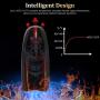 Male Masturbator Cup Sex Toys for Male Masturbation,UTIMI Rechargeable Penis Vibrator for Men Prolonged Erection,Heating Fuction,7 Hitting Mode,1 Water-Based Lube