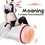 Male Masturbator Cup, 4D Realistic Vagina Pocket Pussy, Powerful Thrusting Adult Sex Toys for Men with 10 Frequencies Modes and 6 Moan Stroker Magnetic USB Rechargeable Penis Training for Masturbation